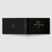 Mariage Moderne Noir avec Feuille d'Or (Complet)