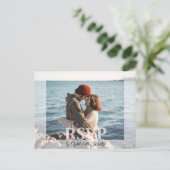 Mariage moderne RSVP Ajouter votre Carte photo (Debout devant)