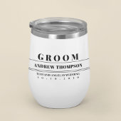 Mariage Moderne Typographie Groom Personnalisé
