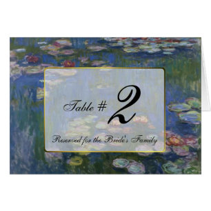 Mariage Monet Water Lilies Numéro de tableau