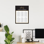 Mariage Monogramme Art déco Graphique 2 (Bureau à domicile)