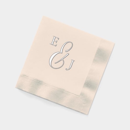 Mariage monogramme minimal (Gauche)