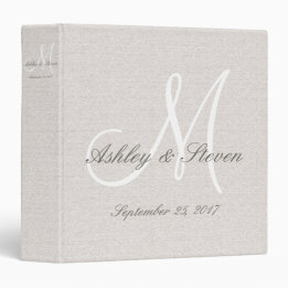 Mariage Monogramme moderne personnalisé