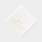 Mariage Monogramme moderne simple (Droite)