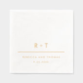 Mariage Monogramme moderne simple (Recto)