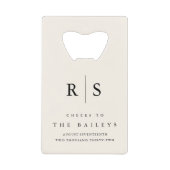 Mariage Monogramme noir & écrin classique (Devant)