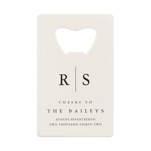 Mariage Monogramme noir & écrin classique (Devant)