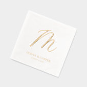 Mariage Monogramme simple moderne (Gauche)