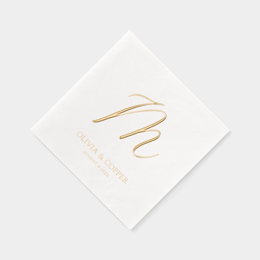 Mariage Monogramme simple moderne (Droite)