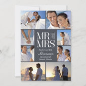 Mariage Montage Mariage Faire-part - gris (Devant)