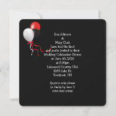 mariage mot croisé invitation (Dos)