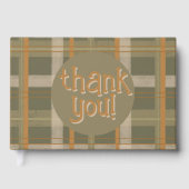 Mariage Motif écossais celte de Tartan (Recto)