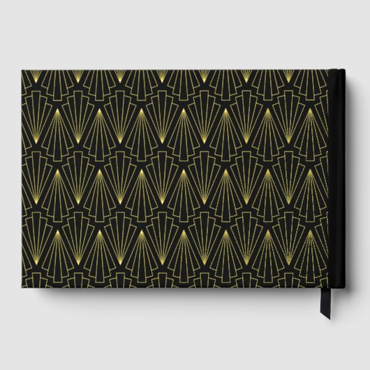 Mariage Motif Gold et Black Art Déco (Verso)