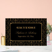 Mariage Motif Gold et Black Art Déco (Mariage)