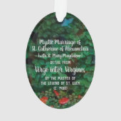 Mariage mystique de Sainte Catherine d'Alexandrie (dos)