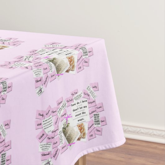 Mariage nappe pour mariage de douche nuptiale (In Situ)