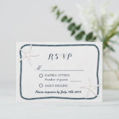 Mariage Nautique de trames Starfish & Twine RSVP (Debout devant)