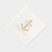 Mariage Nautique Élégant Or (Droite)