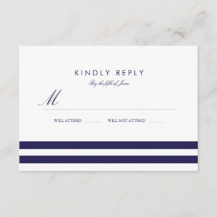 Mariage Nautique Marine RSVP