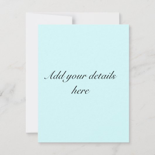 Mariage Nautique Noir Bleu RSVP (Dos)