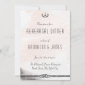 Mariage nautique répétition Invitation aquarelle (Devant)