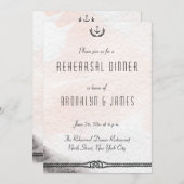 Mariage nautique répétition Invitation aquarelle (Devant / Derrière)