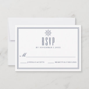 Mariage nautique RSVP
