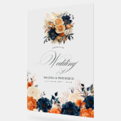 Mariage Navy Blue, Burnt Orange et Champagne (Angle)