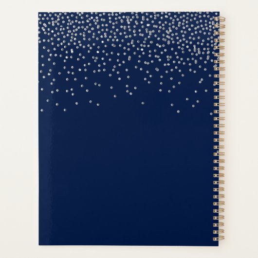 Mariage Navy Blue & Glam S Confetti (Dos)