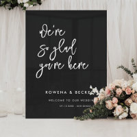 Mariage noir contemporain Tellement content que tu