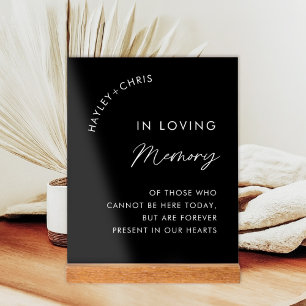 Mariage noir en mémoire d'amour souvenir
