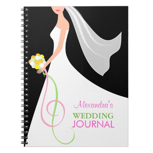 Mariage noir et blanc - carnet du journal de la (Devant)