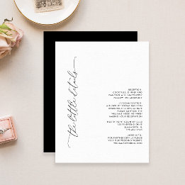 Mariage noir et blanc Détails Carte de boîtier