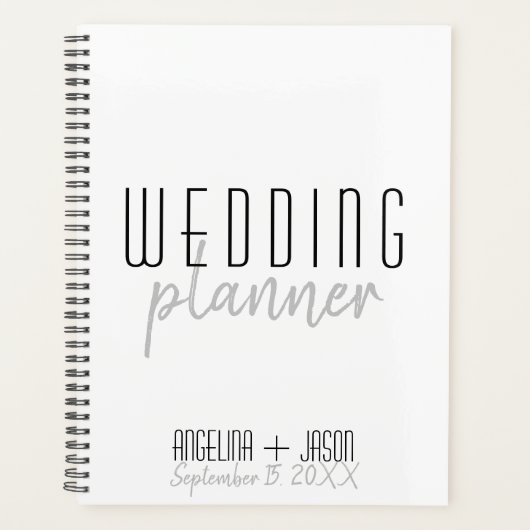 Mariage noir et blanc simple (Devant)