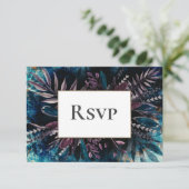 Mariage noir et Moody Card RSVP (Debout devant)
