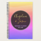 Mariage Noir Et Rose Moderne (Devant)