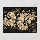 Mariage Numéro de table Floral Parties scintillant (Dos)