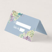 Mariage Numéro de tableau Escort Aquarelle Succule (Front)