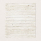 Mariage Numéro de tableau Escort Fleur rose Bois b (Inside Unfolded)