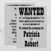 Mariage occidental | Invitation (Devant / Derrière)