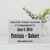 Mariage occidental | Save the date (Debout devant)