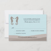 Mariage Ocean Double Seahorse RSVP (Devant)