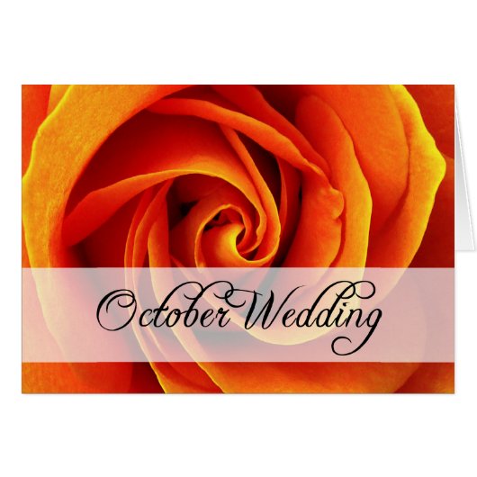 Mariage octobre : rose de la saison : (Devant horizontal)