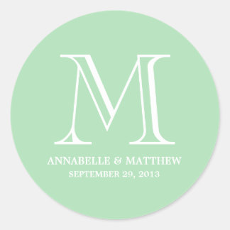 Mariage officiel Monogramme Favoriser Étiquette