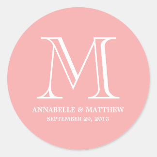 Mariage officiel Monogramme Favoriser Étiquette