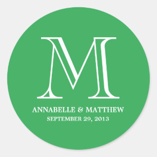 Mariage officiel Monogramme Favoriser Étiquette