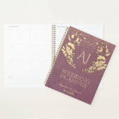 Mariage Or Pourpre (Devant avec enveloppe)