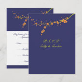 Mariage Orange Blossom RSVP (Devant / Derrière)