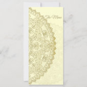 Mariage Oriental - Carte Menu (Devant)