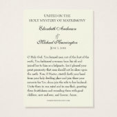 Mariage orthodoxe de rite oriental byzantin sacré (Dos)